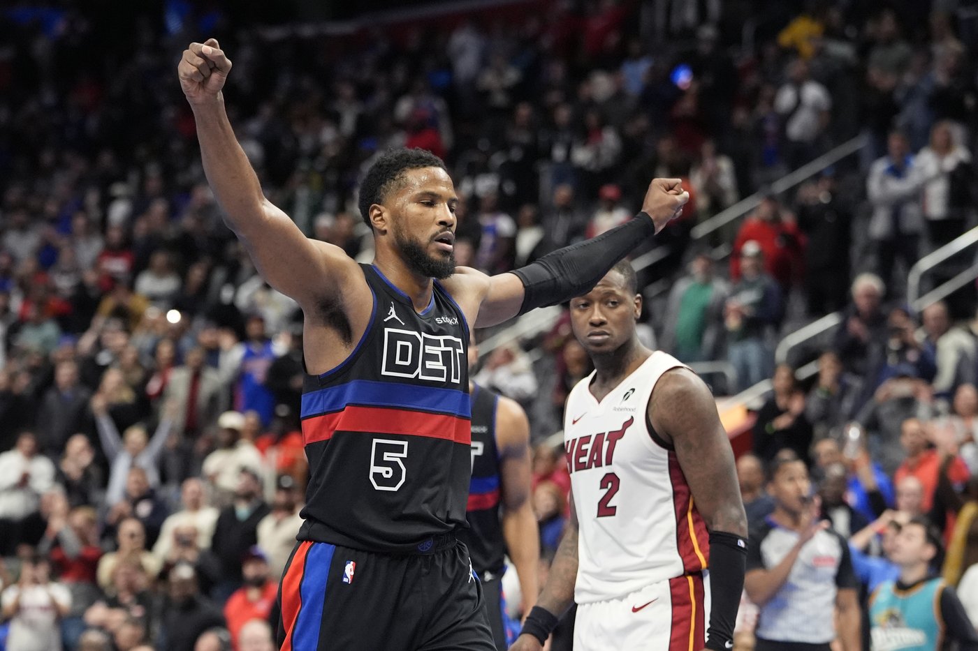 Pistons win first NBA Cup game after Heat call phantom timeout in overtime | iNFOnews.ca Pistons win first NBA Cup game after Heat call phantom timeout in overtime | iNFOnews.ca