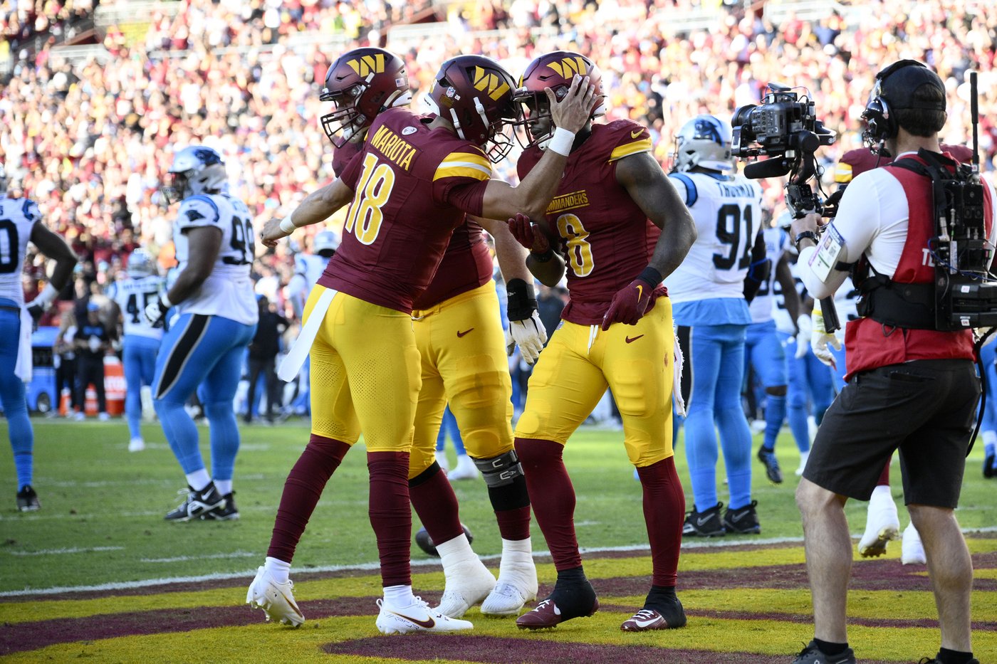 Commanders not missing a beat with Mariota replacing Daniels at QB validates Kingsbury's offense | iNFOnews.ca Commanders not missing a beat with Mariota replacing Daniels at QB validates Kingsbury's offense | iNFOnews.ca