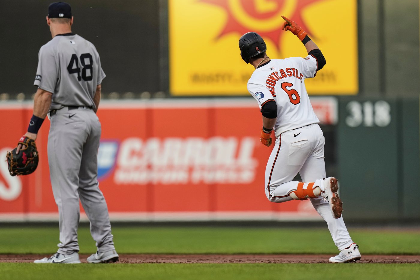 Orioles take 2 of 3 from the Yankees, winning the series finale 5-4 despite Judge's homer | iNFOnews.ca