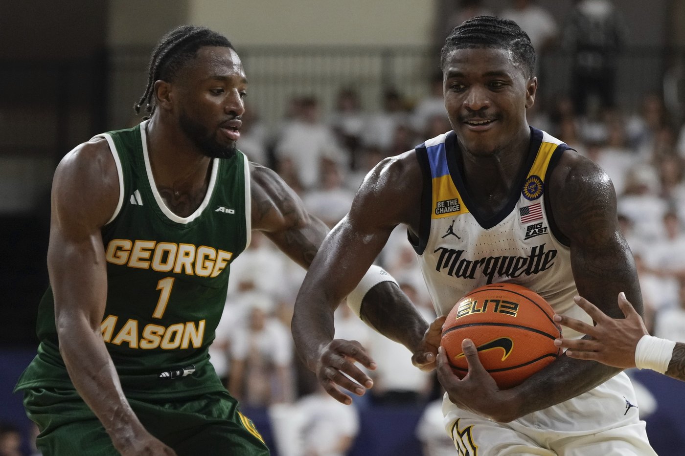 No. 18 Marquette beats George Mason 82-63 in front of all-student crowd on campus | iNFOnews.ca No. 18 Marquette beats George Mason 82-63 in front of all-student crowd on campus | iNFOnews.ca
