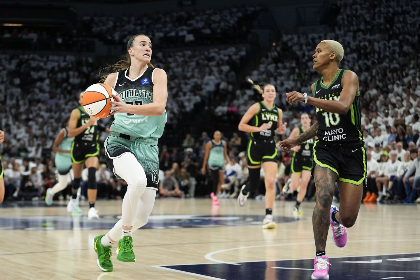 Lynx force Game 5 of WNBA Finals on Carleton's free throws to beat Liberty 82-80 | iNFOnews.ca Lynx force Game 5 of WNBA Finals on Carleton's free throws to beat Liberty 82-80 | iNFOnews.ca