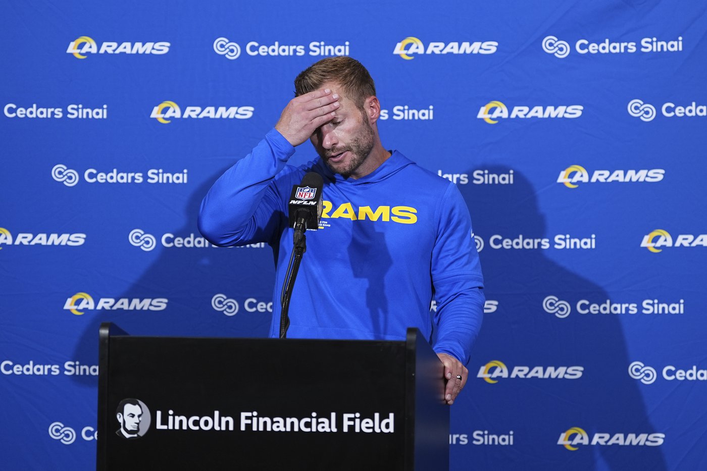 Block it out: Rams know they must shake off their gut-punch loss to Eagles with big challenges ahead | iNFOnews.ca Block it out: Rams know they must shake off their gut-punch loss to Eagles with big challenges ahead | iNFOnews.ca