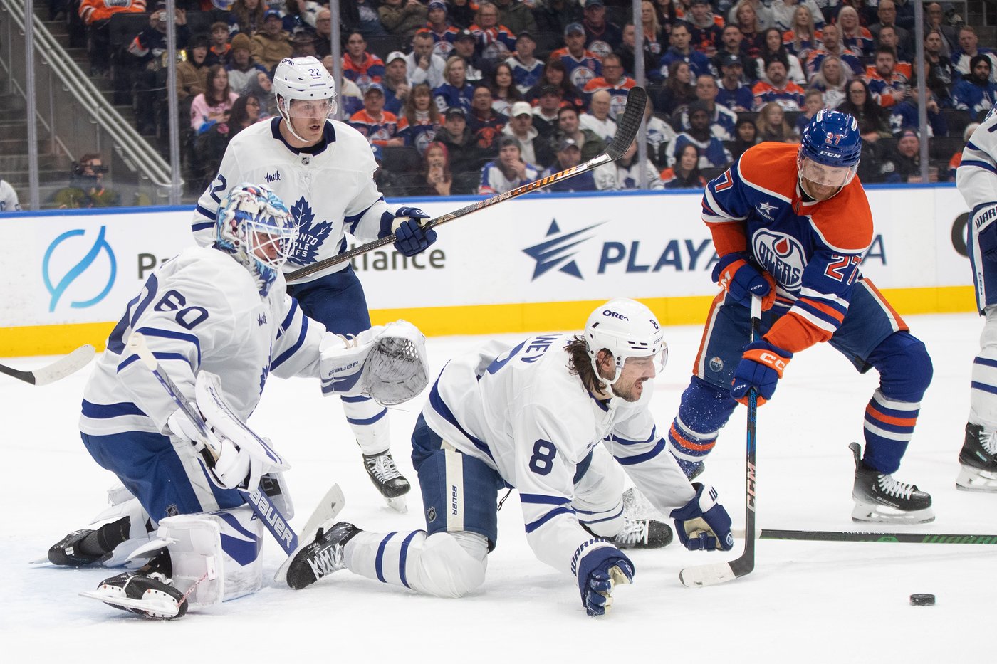 Woll ensures Leafs escape Edmonton with gritty 4-3 win | iNFOnews.ca