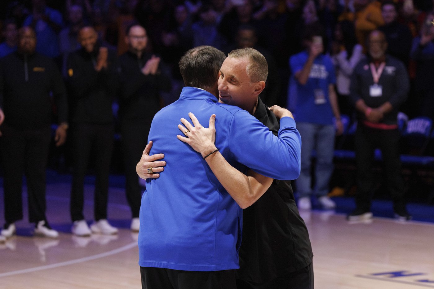 Hurley's return to Duke ends in an exhibition blowout loss - but with plenty of love, too | iNFOnews.ca Hurley's return to Duke ends in an exhibition blowout loss - but with plenty of love, too | iNFOnews.ca