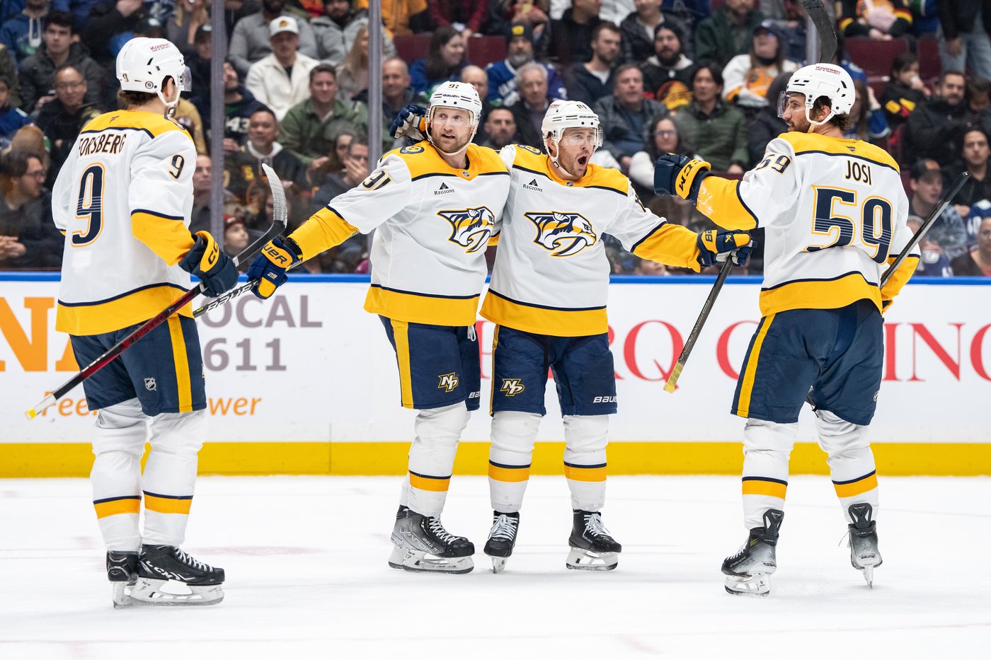 Stamkos scores milestone goal, Nashville Predators blank Vancouver Canucks 3-0 | iNFOnews.ca