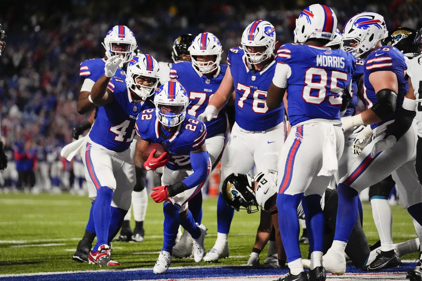 Josh Allen throws 4 TD passes and the Bills roll to a 47-10 win over the unraveling Jaguars | iNFOnews.ca
