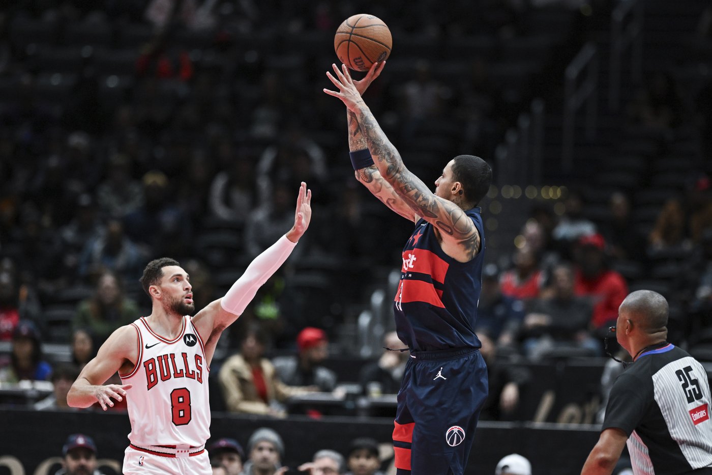 Vucevic and White lead Bulls to 127-108 win over Wizards, losers of 12 straight | iNFOnews.ca