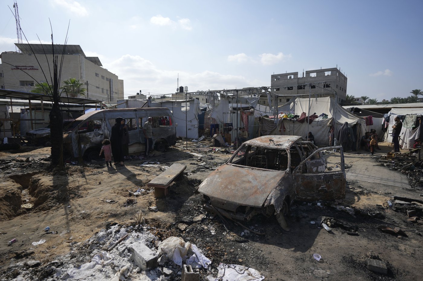 A Palestinian student was asleep in his tent at a hospital when an Israeli strike brought an inferno | iNFOnews.ca