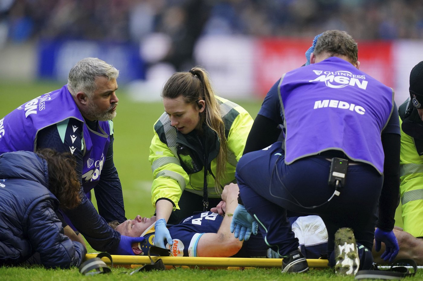 Scotland rugby stars Darcy Graham and Finn Russell involved in nasty clash of heads during 6 Nations | iNFOnews.ca Scotland rugby stars Darcy Graham and Finn Russell involved in nasty clash of heads during 6 Nations | iNFOnews.ca