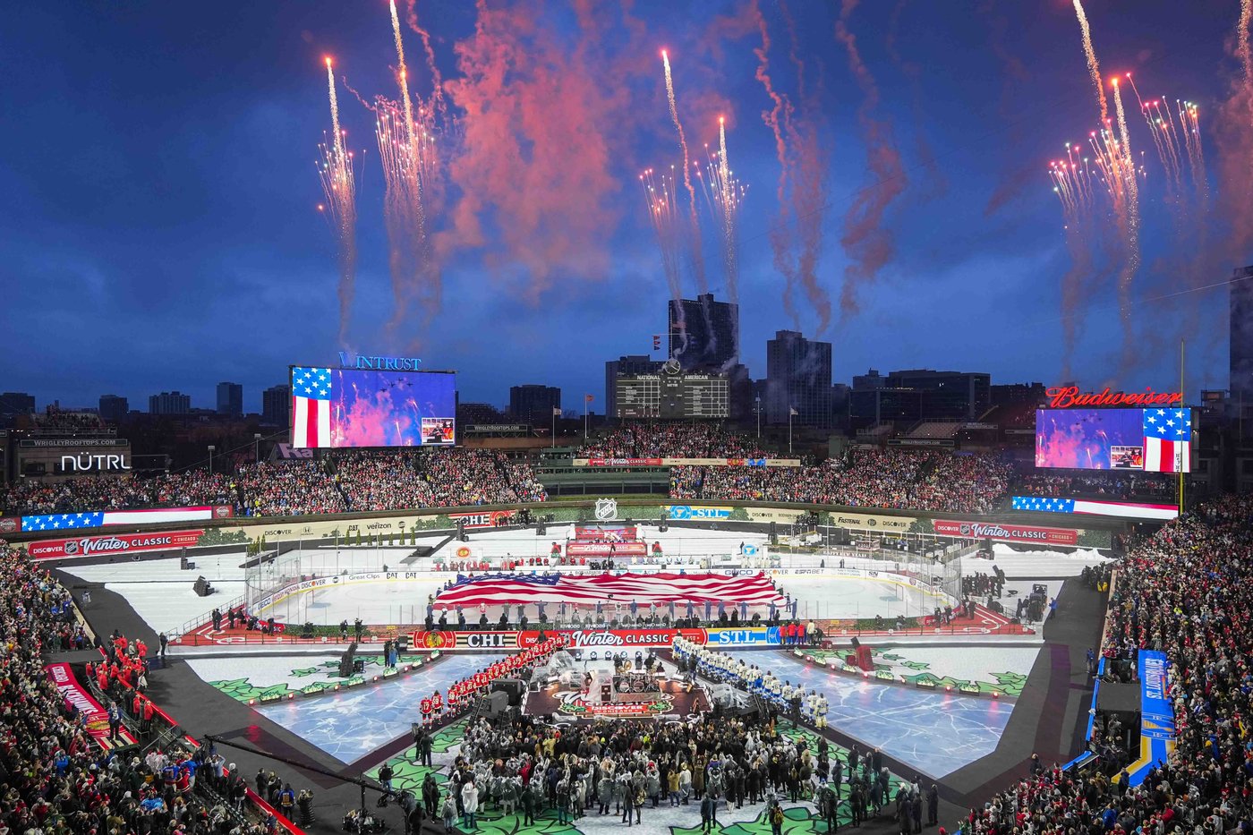 Blues have all the fun in 6-2 win over Blackhawks in outdoor Winter Classic | iNFOnews.ca