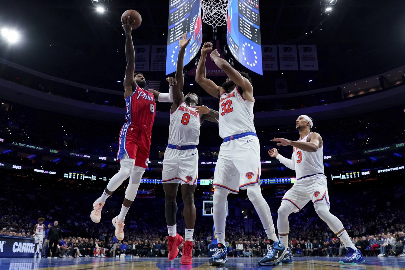 Anunoby leads Knicks past struggling 76ers 111-99 in Embiid's debut | iNFOnews.ca Anunoby leads Knicks past struggling 76ers 111-99 in Embiid's debut | iNFOnews.ca