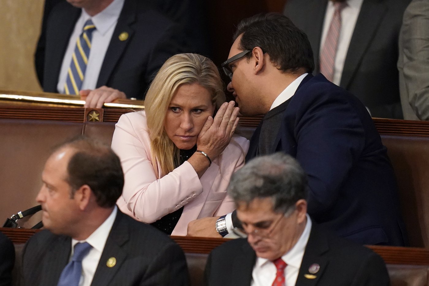 Marjorie Taylor Greene calls for George Santos' 7-year sentence to be commuted | iNFOnews.ca