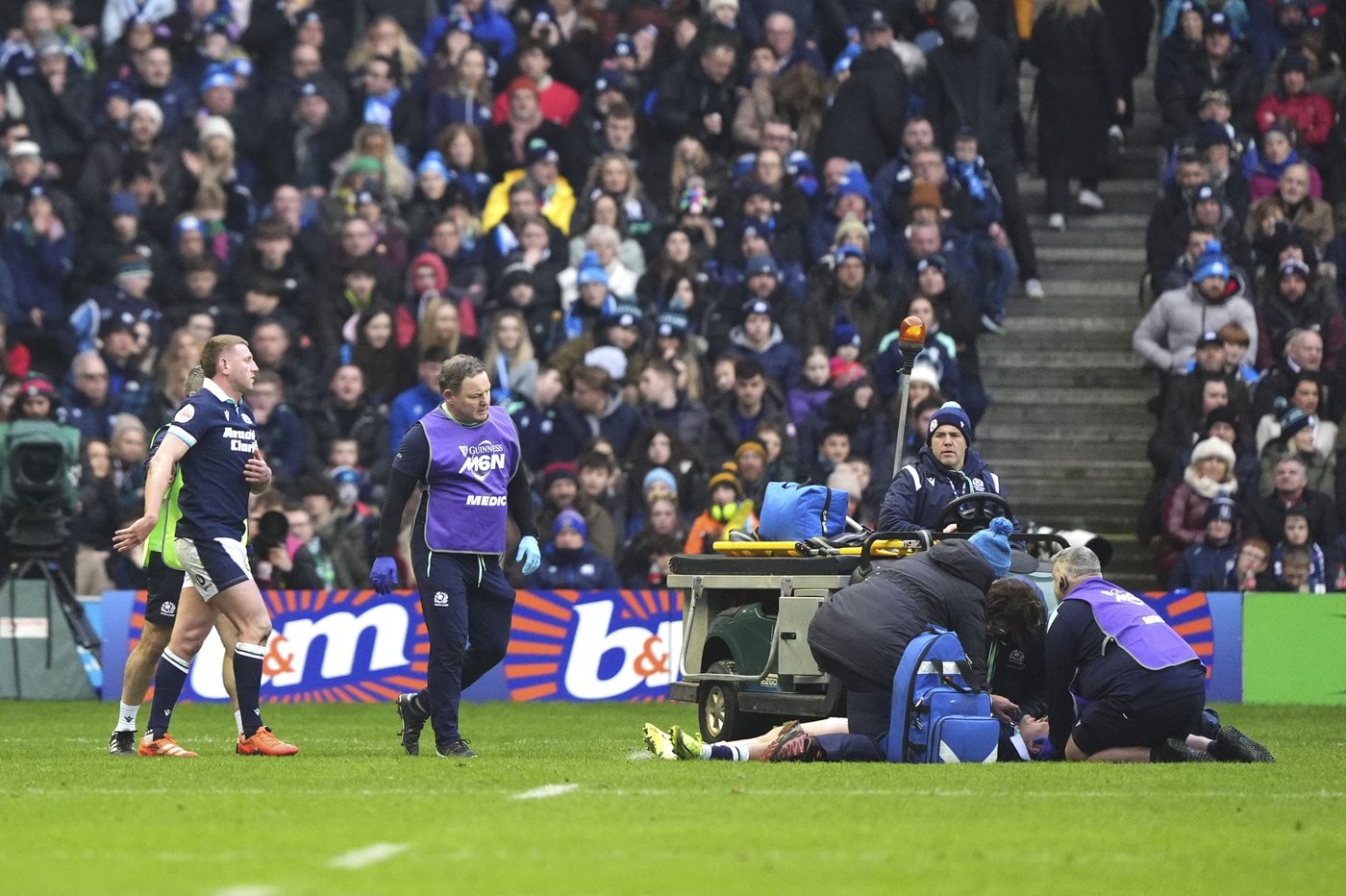 Finn Russell returns to Scotland rugby team after nasty clash of heads with teammate in Six Nations | iNFOnews.ca Finn Russell returns to Scotland rugby team after nasty clash of heads with teammate in Six Nations | iNFOnews.ca