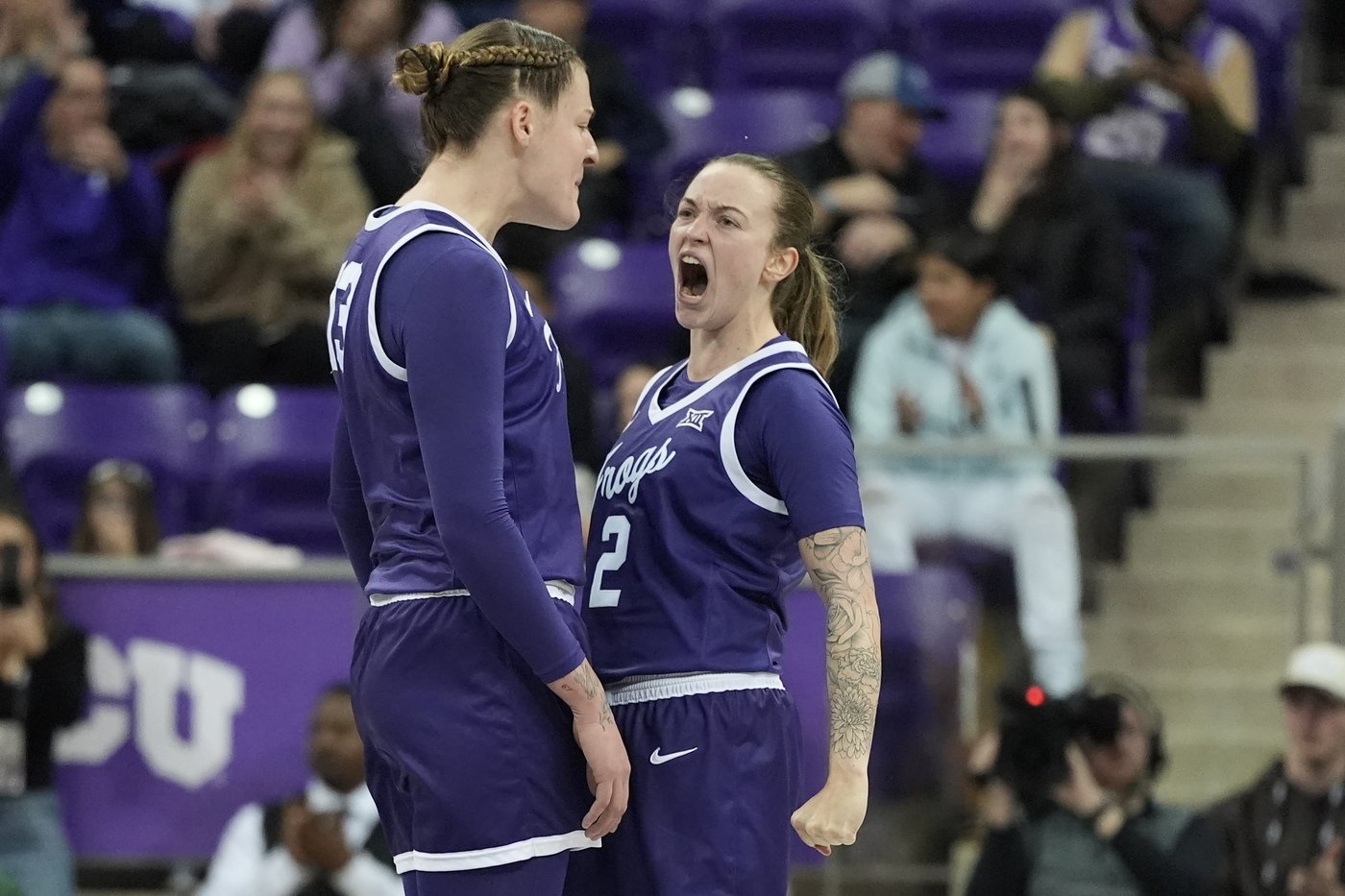 No. 9 TCU women end a 35-year losing streak against No. 25 Baylor with an 80-75 win | iNFOnews.ca