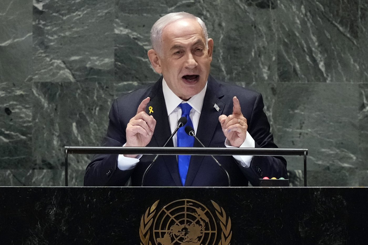 Netanyahu, at UN, vows that Israel will keep 'degrading Hezbollah' until its objectives are met | iNFOnews.ca Netanyahu, at UN, vows that Israel will keep 'degrading Hezbollah' until its objectives are met | iNFOnews.ca