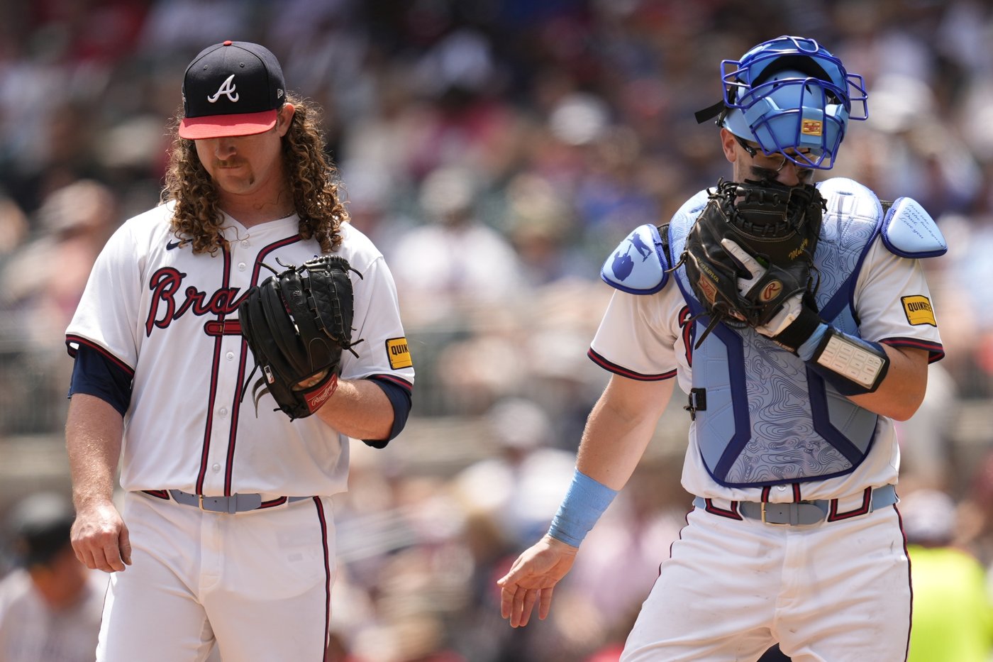 Holmes' 'special' game with 15 strikeouts is wasted in loss as Braves shift focus to visit from Mets | iNFOnews.ca Holmes' 'special' game with 15 strikeouts is wasted in loss as Braves shift focus to visit from Mets | iNFOnews.ca