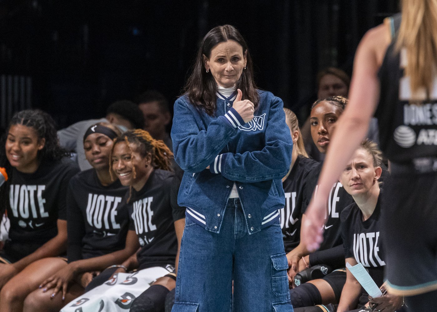 Liberty's Leonie Fiebich nets career-high 21 points in a Game 1 rout over Dream | iNFOnews.ca Liberty's Leonie Fiebich nets career-high 21 points in a Game 1 rout over Dream | iNFOnews.ca