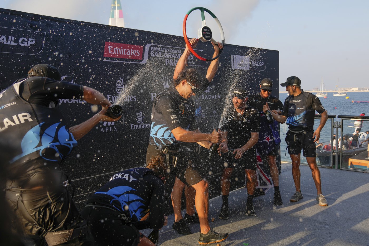 Burling beats the British again, skippering the Black Foils to victory in SailGP's season opener | iNFOnews.ca