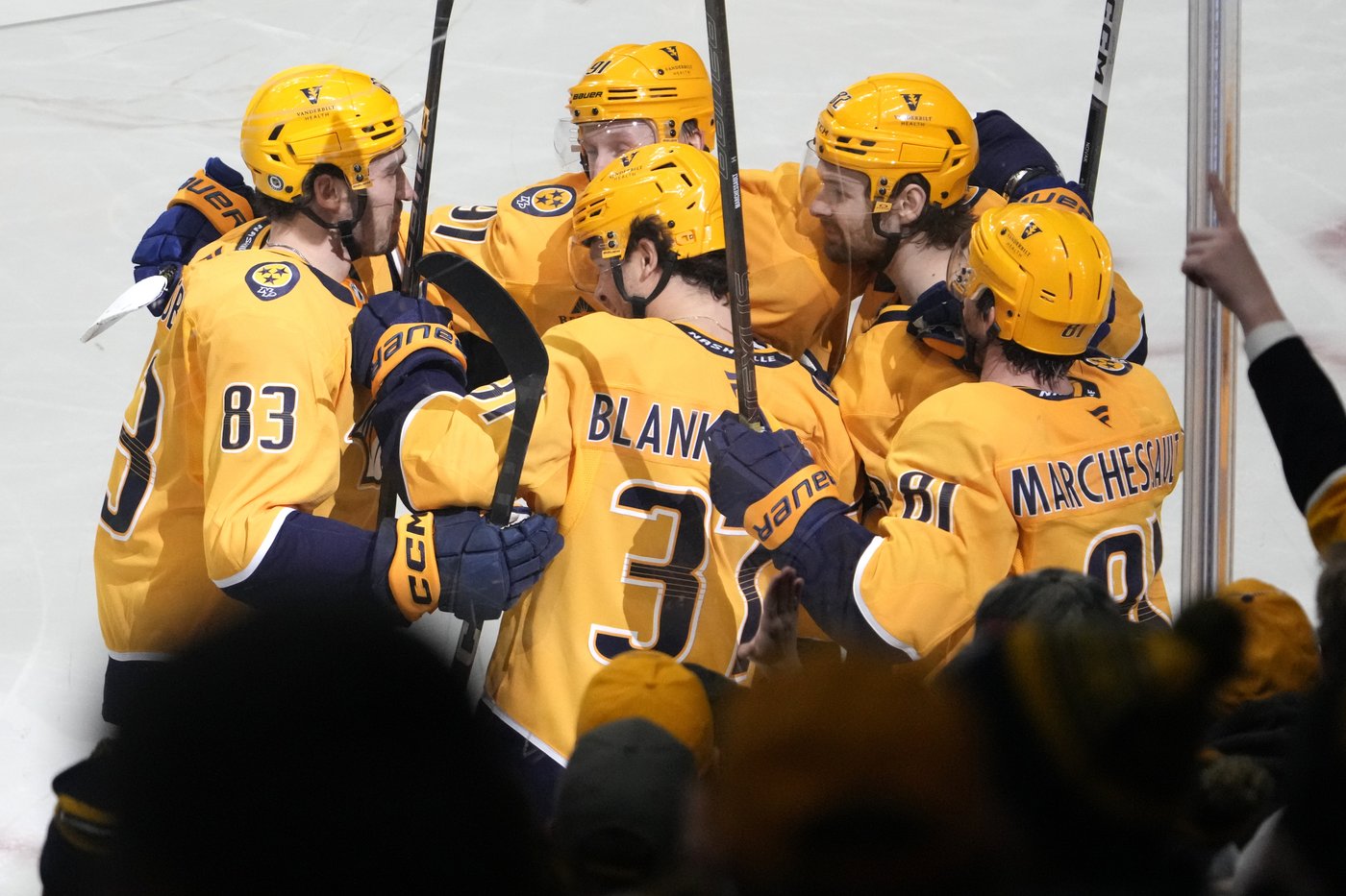 Blankenburg's goal completes Predators' comeback win over Sharks 7-5 | iNFOnews.ca Blankenburg's goal completes Predators' comeback win over Sharks 7-5 | iNFOnews.ca