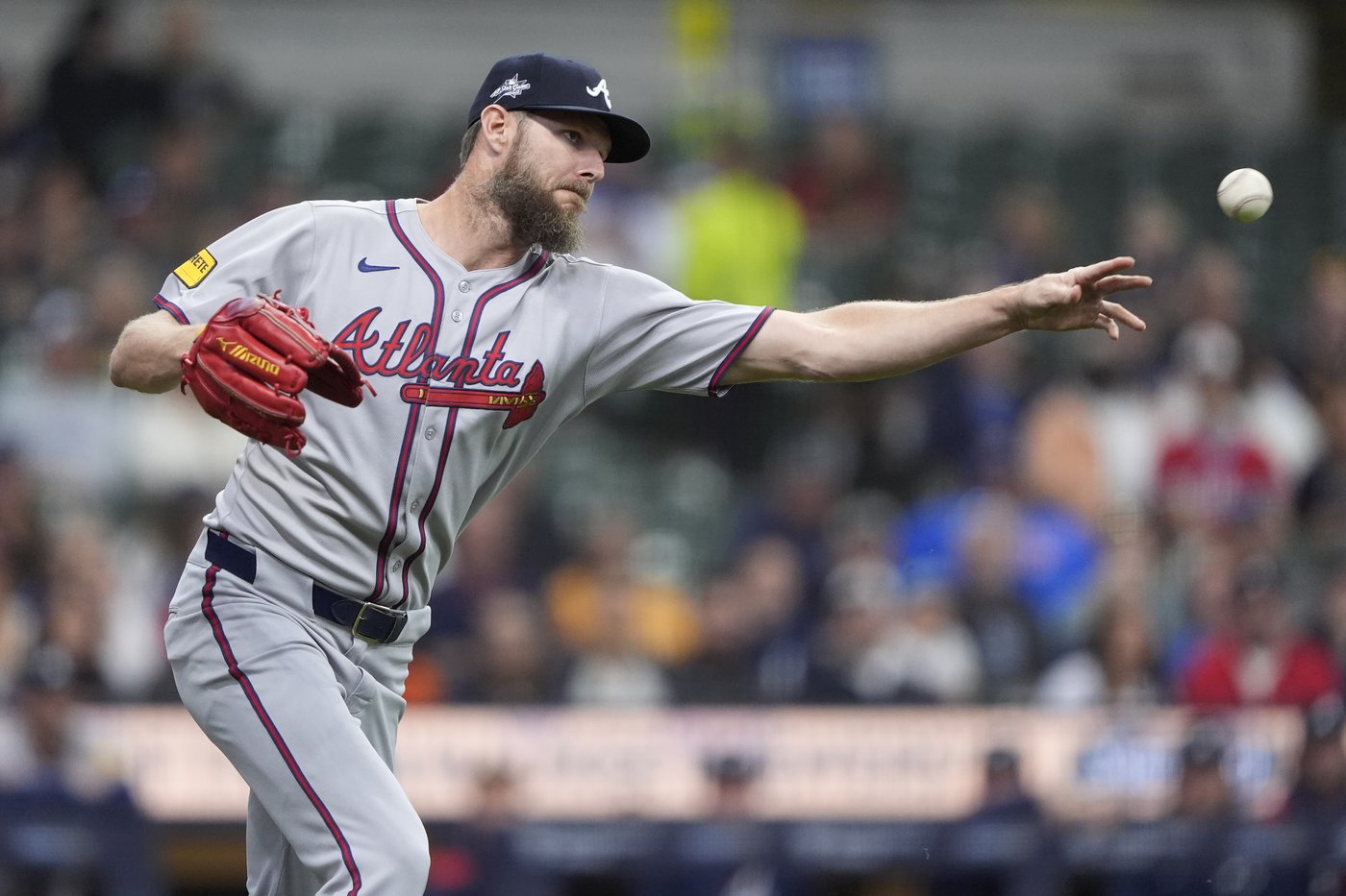 Sale sparkles as Braves snap seven-game skid by beating Brewers 7-1 | iNFOnews.ca Sale sparkles as Braves snap seven-game skid by beating Brewers 7-1 | iNFOnews.ca