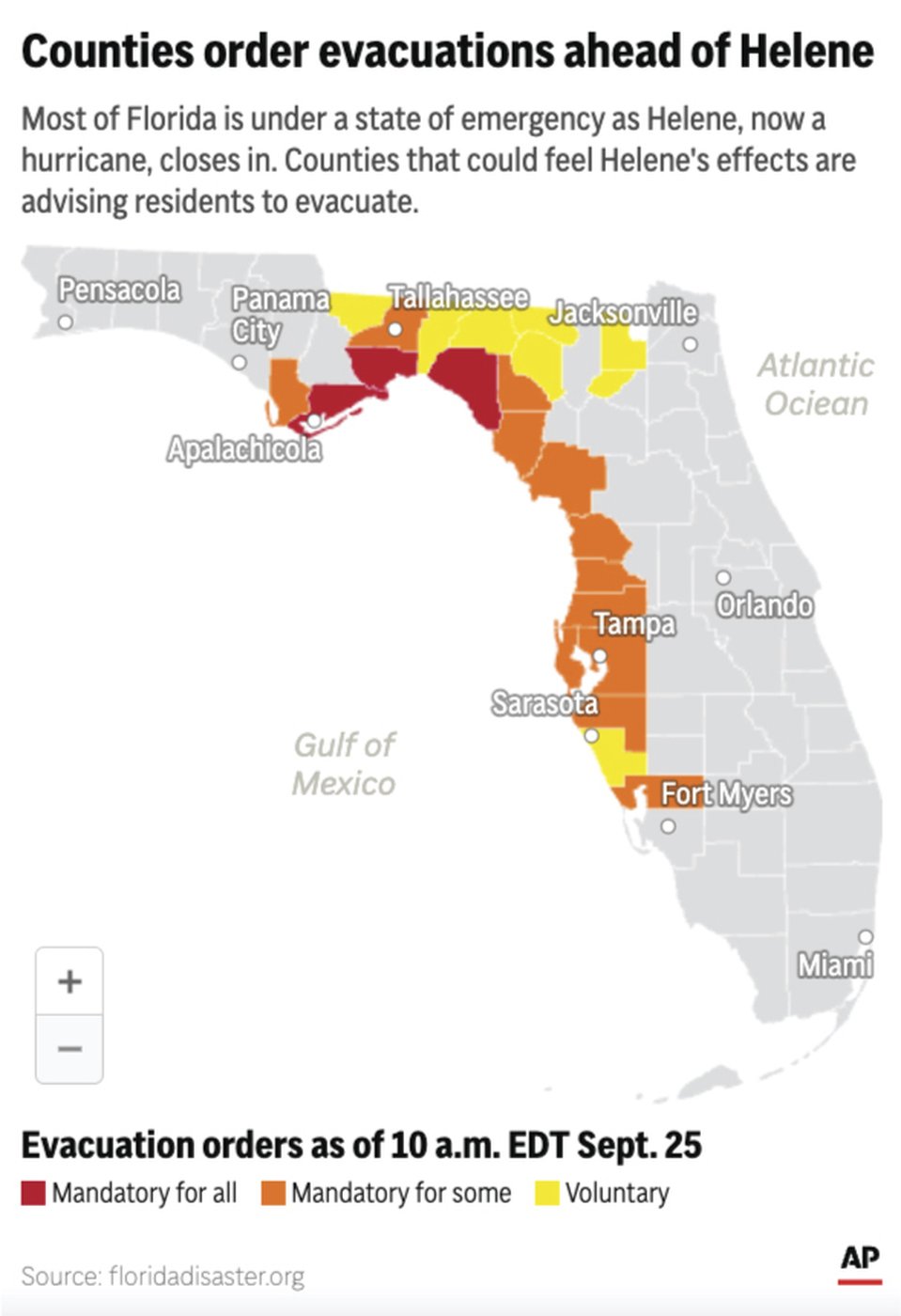 A huge Hurricane Helene is expected to hit Florida as a major storm and strike far inland | iNFOnews.ca A huge Hurricane Helene is expected to hit Florida as a major storm and strike far inland | iNFOnews.ca