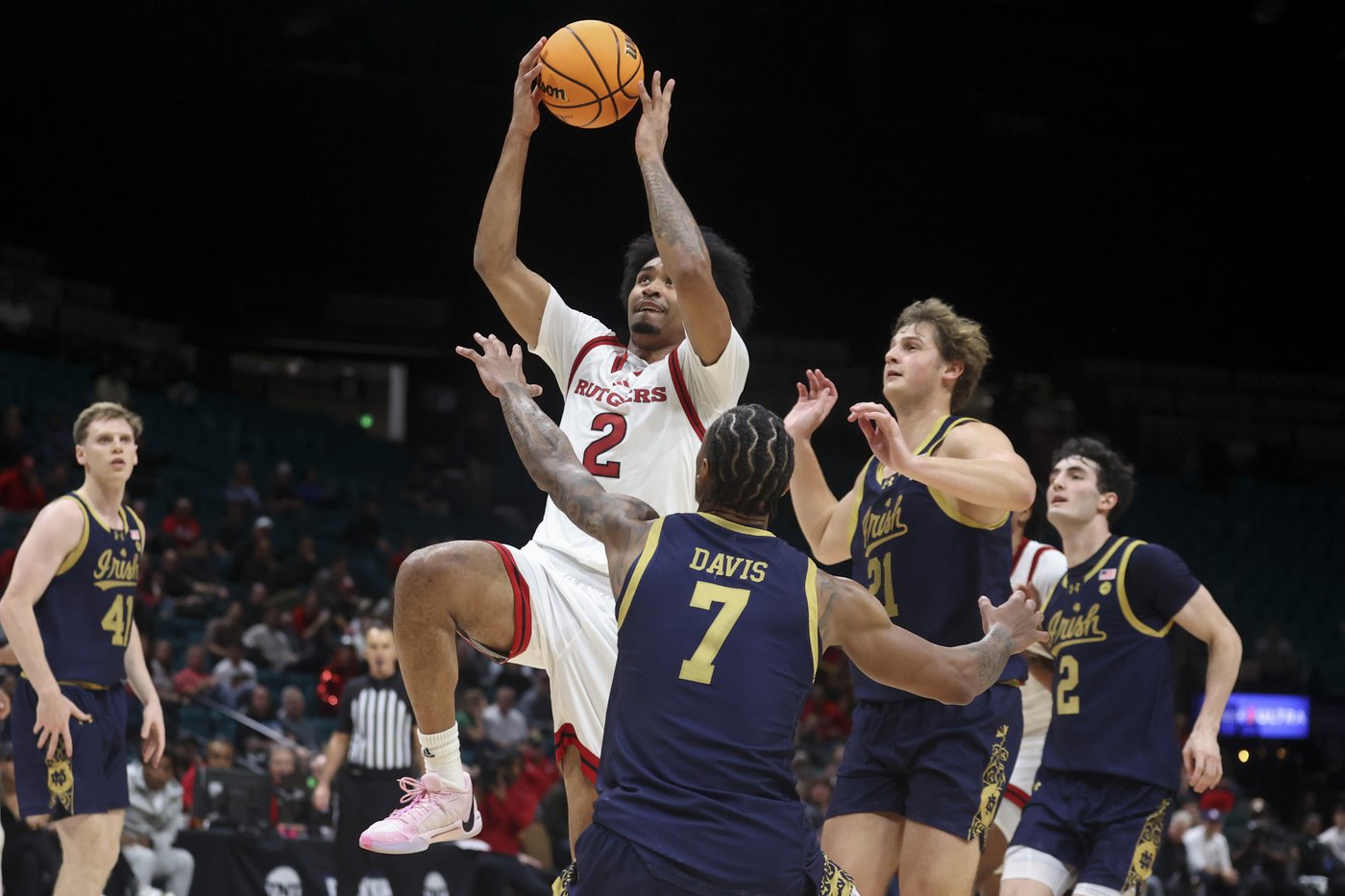 Harper scores career-high 36 points, Rutgers beats Notre Dame 85-84 in OT at Players Era Festival | iNFOnews.ca