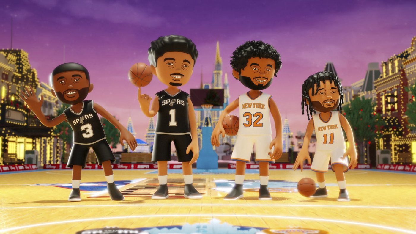 Mickey, Minnie, Goofy and Wemby: Spurs-Knicks Christmas game is also an animated one at Disney World | iNFOnews.ca Mickey, Minnie, Goofy and Wemby: Spurs-Knicks Christmas game is also an animated one at Disney World | iNFOnews.ca