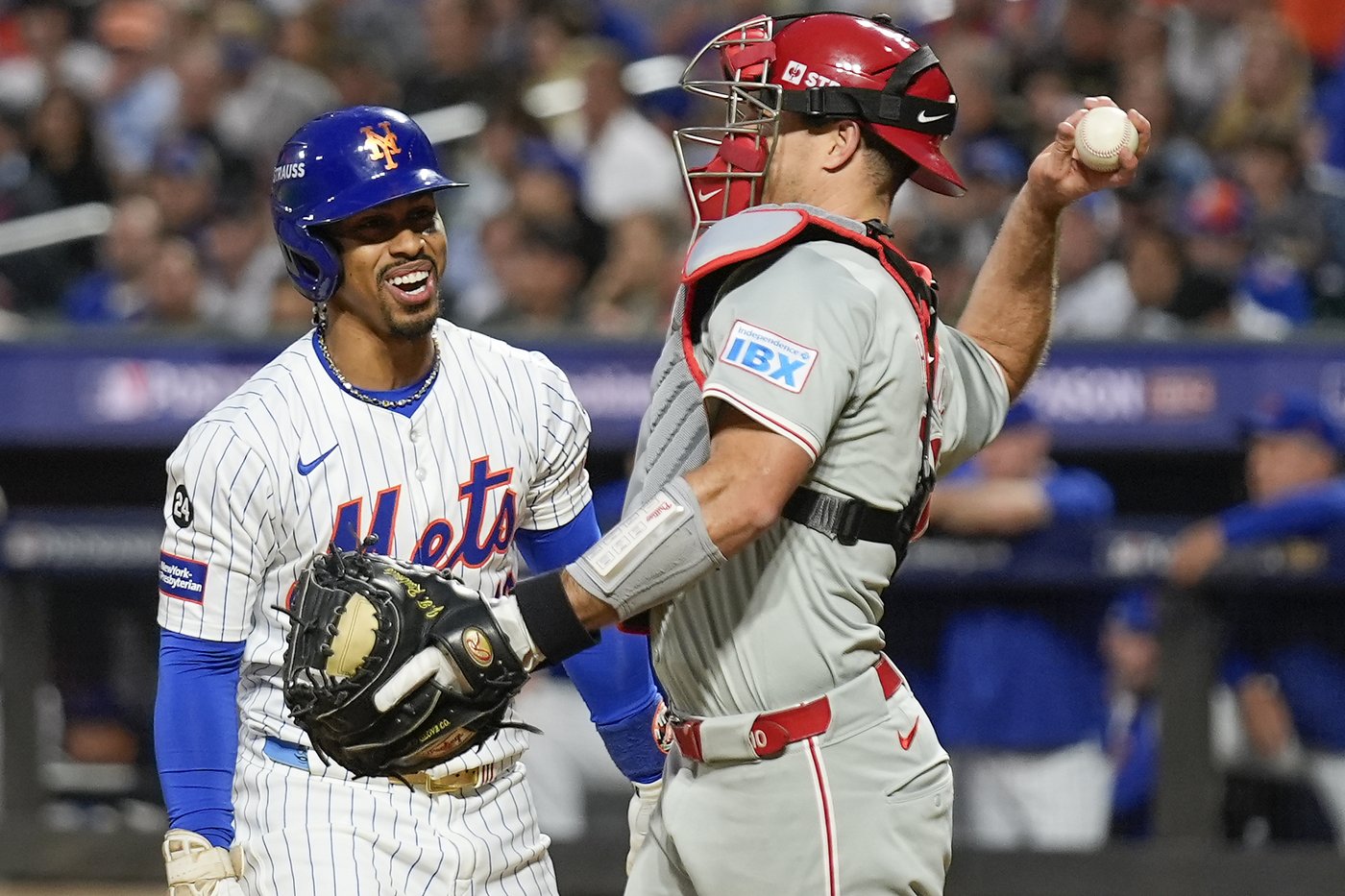 Lindor relishes his 1st home game in a month as Mets trounce Phillies for 2-1 lead in NLDS | iNFOnews.ca Lindor relishes his 1st home game in a month as Mets trounce Phillies for 2-1 lead in NLDS | iNFOnews.ca