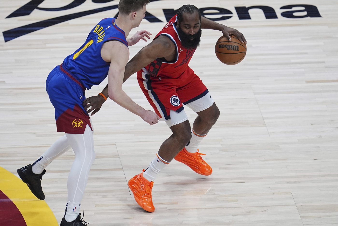 James Harden succumbs to defensive pressure of Christian Braun in Clippers' Game 7 crash in Denver | iNFOnews.ca