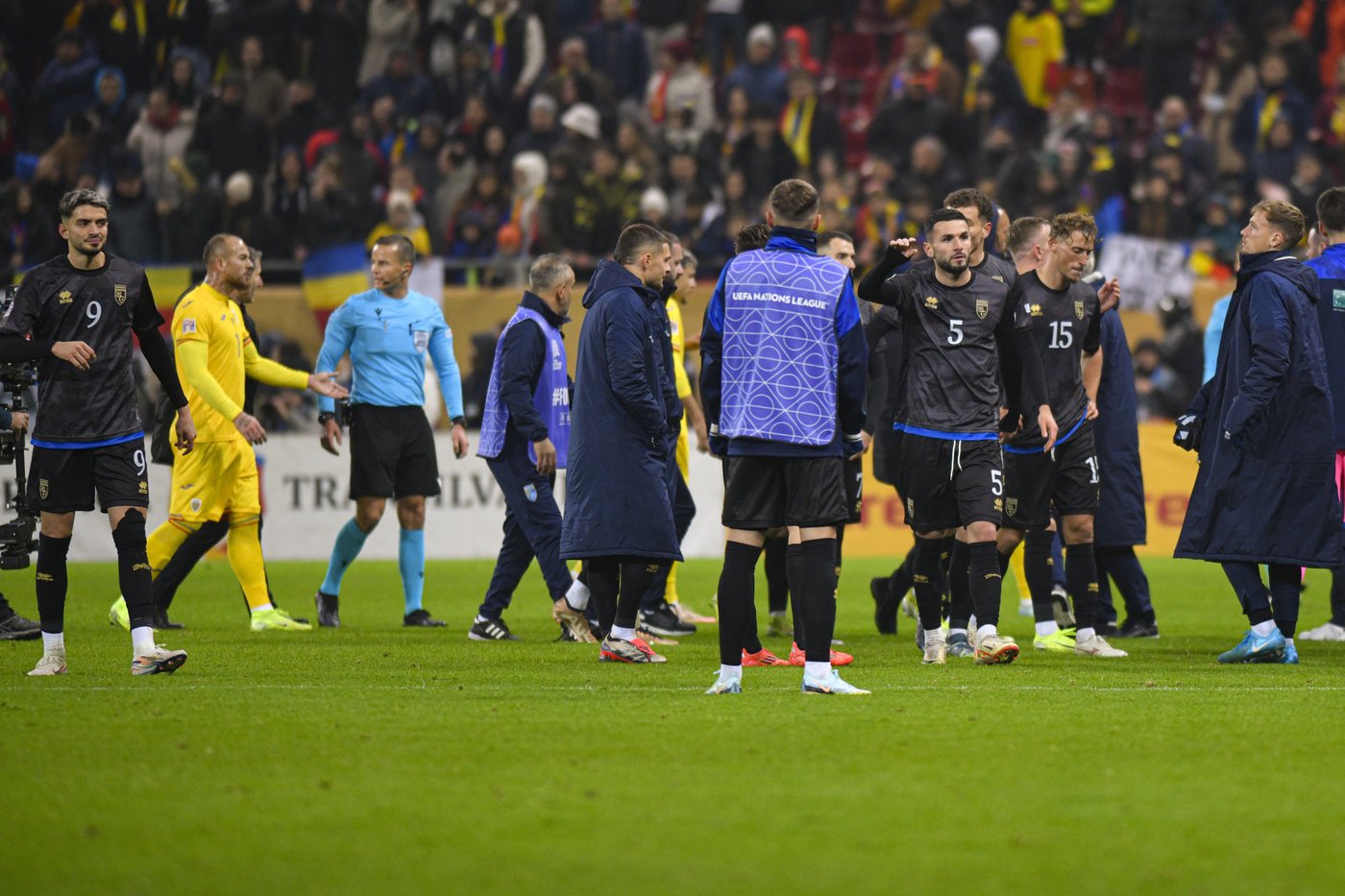 Romania's soccer federation says Kosovo's walk-off actions were premeditated | iNFOnews.ca Romania's soccer federation says Kosovo's walk-off actions were premeditated | iNFOnews.ca