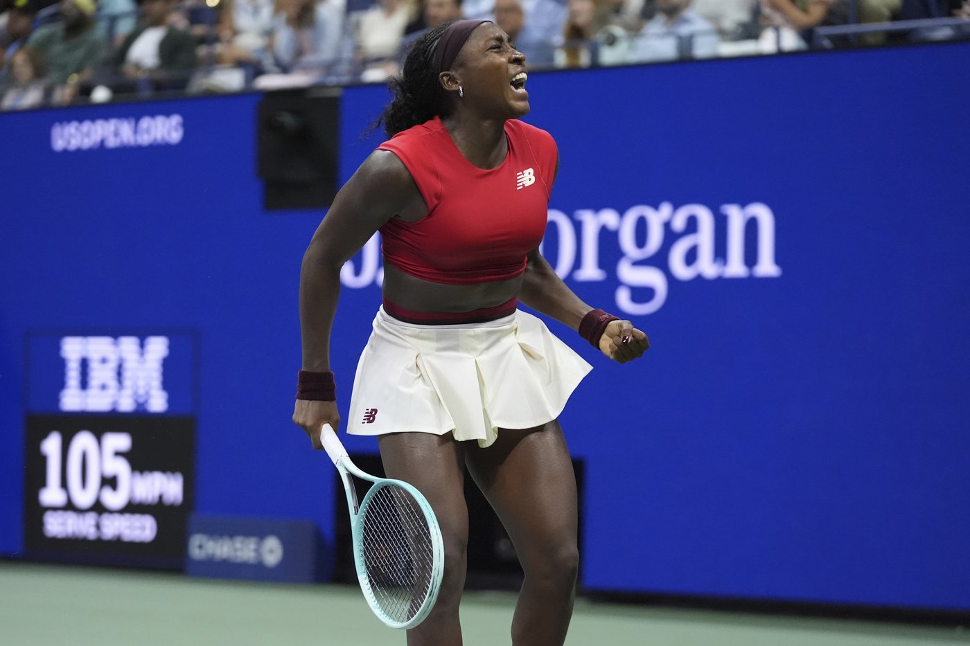 Coco Gauff's 1st match with a new serve coach at the US Open is a struggle but also a win | iNFOnews.ca Coco Gauff's 1st match with a new serve coach at the US Open is a struggle but also a win | iNFOnews.ca