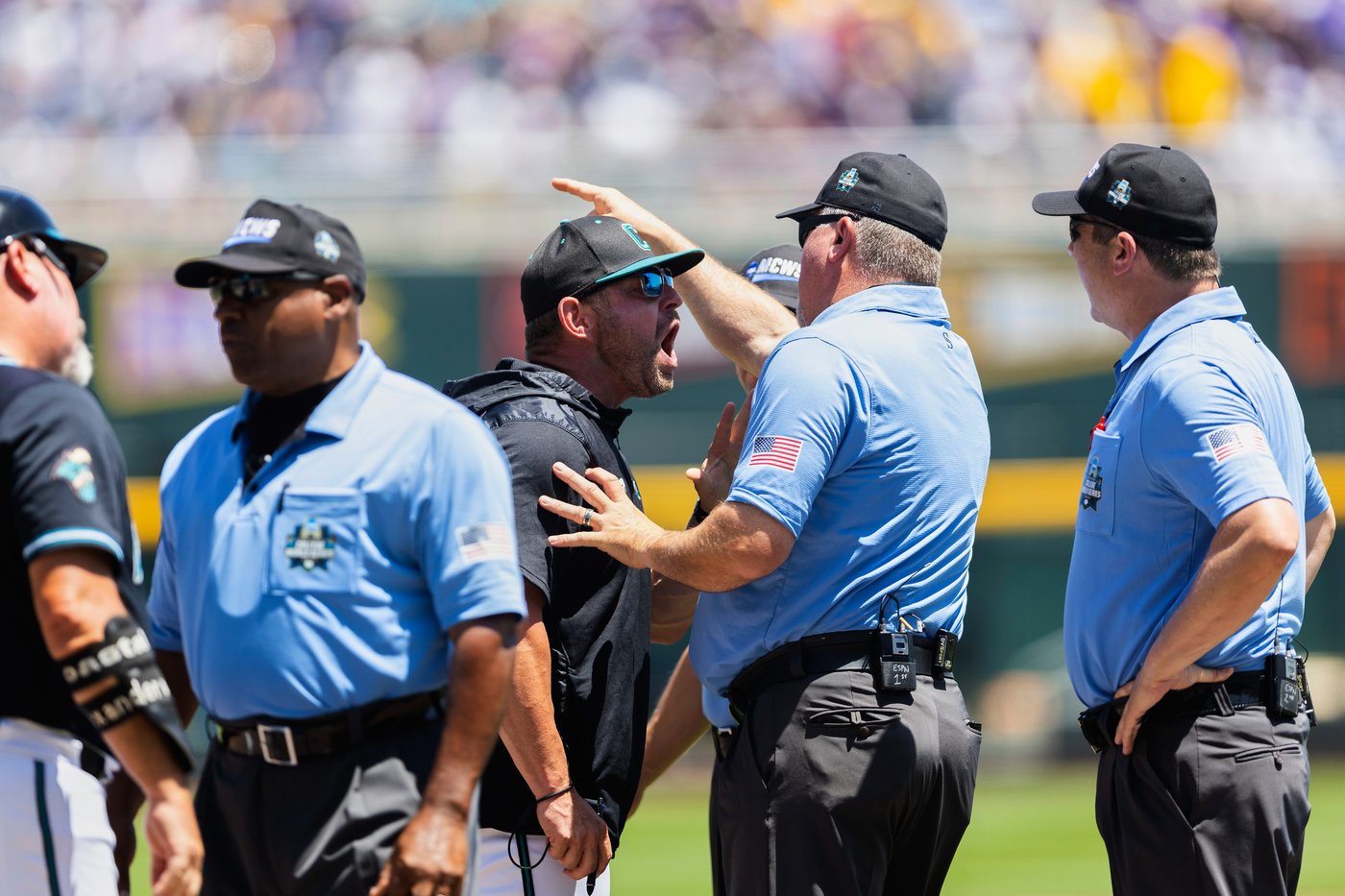Coastal Carolina coach says CWS ejection was unwarranted and he was wrongly accused of bumping ump | iNFOnews.ca Coastal Carolina coach says CWS ejection was unwarranted and he was wrongly accused of bumping ump | iNFOnews.ca