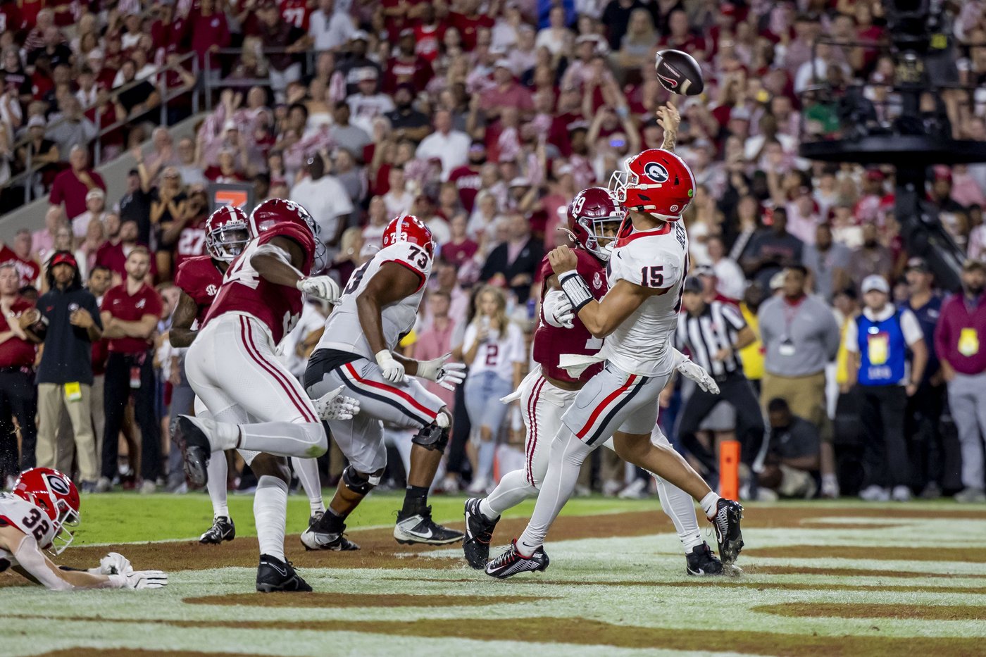 Milroe-to-Williams TD connection helps No. 4 Alabama beat No. 2 Georgia 41-34 in DeBoer's SEC opener | iNFOnews.ca Milroe-to-Williams TD connection helps No. 4 Alabama beat No. 2 Georgia 41-34 in DeBoer's SEC opener | iNFOnews.ca