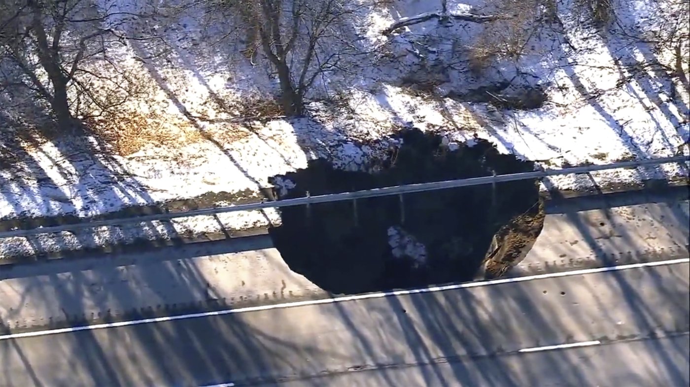 Sinkhole in New Jersey keeps I-80 closed after a section collapses into an abandoned mine | iNFOnews.ca