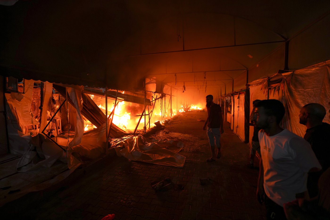 A Palestinian student was asleep in his tent at a hospital when an Israeli strike brought an inferno | iNFOnews.ca