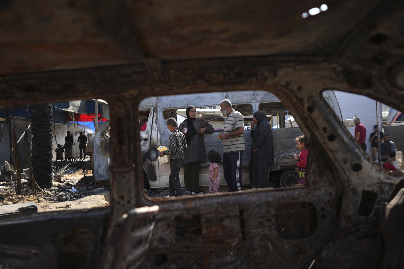 A Palestinian student was asleep in his tent at a hospital when an Israeli strike brought an inferno | iNFOnews.ca