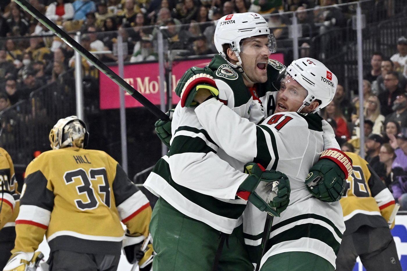 Kaprizov nets 3 points, Wild beat Knights 5-2 to tie series 1-1 | iNFOnews.ca Kaprizov nets 3 points, Wild beat Knights 5-2 to tie series 1-1 | iNFOnews.ca