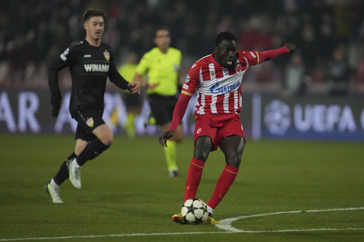 Red Star's on-loan forward Silas scores against his parent club Stuttgart in Champions League | iNFOnews.ca