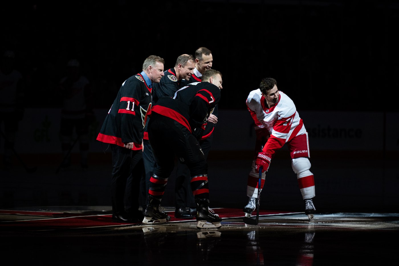 Ottawa Senators edge Detroit Red Wings on night of "Pizza Line" reunion | iNFOnews.ca