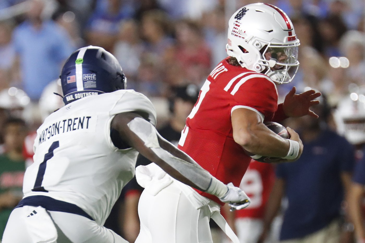 Jaxson Dart throws 4 TD passes as No. 5 Ole Miss routs Georgia Southern 52-13 | iNFOnews.ca Jaxson Dart throws 4 TD passes as No. 5 Ole Miss routs Georgia Southern 52-13 | iNFOnews.ca