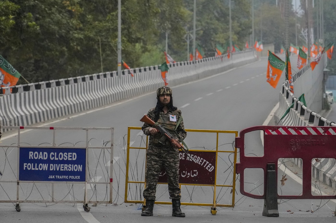 Modi visits Indian-administered Kashmir on local election campaign amid massive security | iNFOnews.ca Modi visits Indian-administered Kashmir on local election campaign amid massive security | iNFOnews.ca