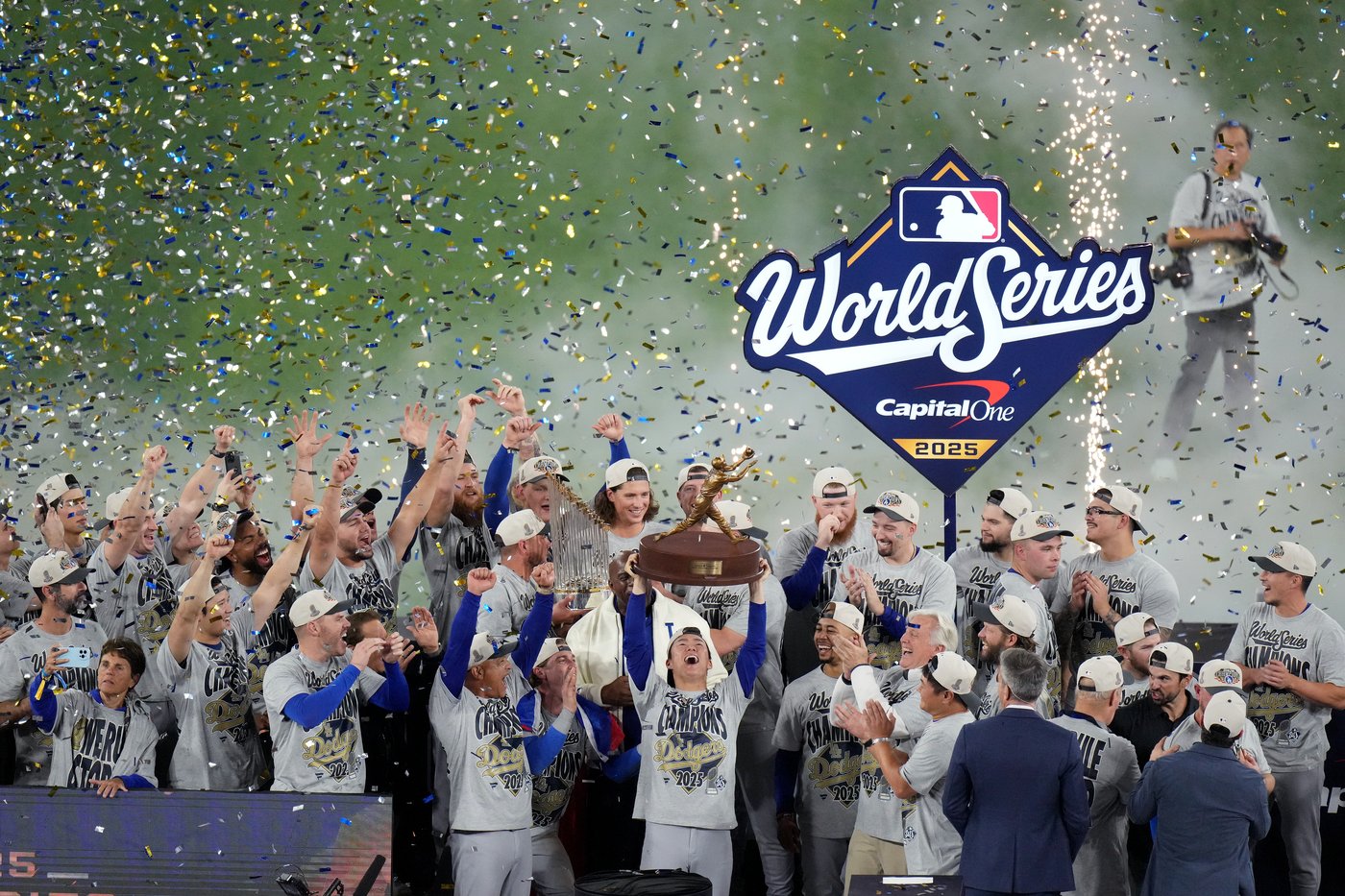 Photo Gallery: Dodgers beat Jays 5-4 to win World Series | iNFOnews.ca