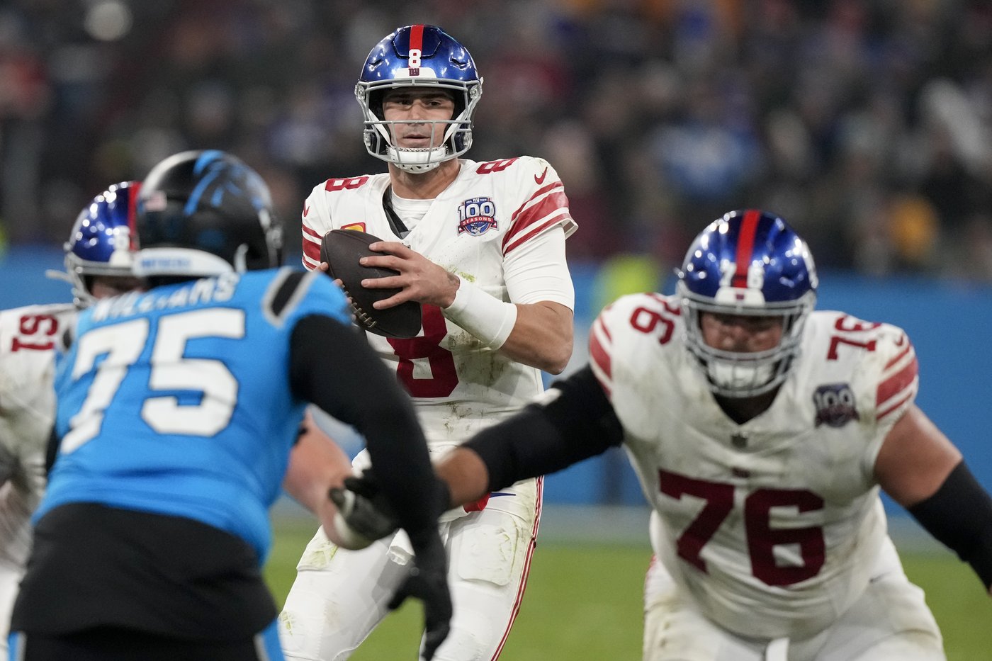 Giants QB Daniel Jones regrets 'very frustrating' loss after slow start against Panthers | iNFOnews.ca Giants QB Daniel Jones regrets 'very frustrating' loss after slow start against Panthers | iNFOnews.ca