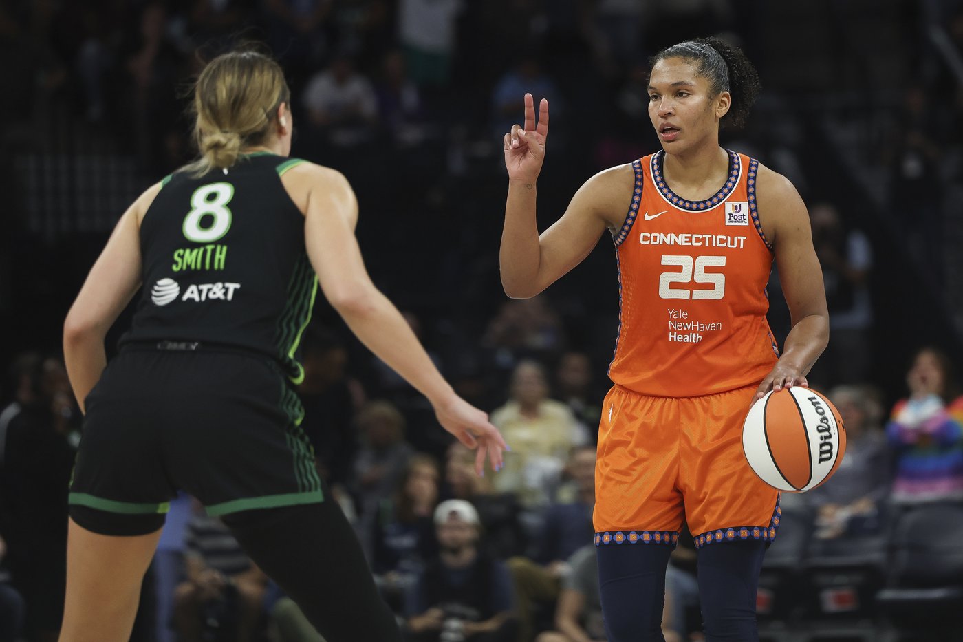 Marina Mabrey's six 3s lift Sun to 73-70 win over Lynx in Game 1 of WNBA playoffs semifinal | iNFOnews.ca Marina Mabrey's six 3s lift Sun to 73-70 win over Lynx in Game 1 of WNBA playoffs semifinal | iNFOnews.ca