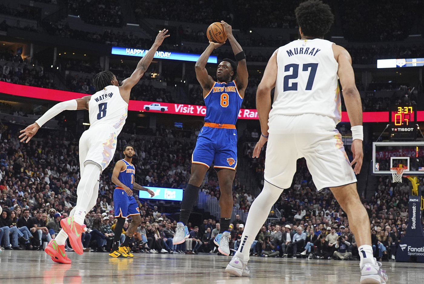 Anunoby scores career-high 40 points, Knicks dish out 45 assists in a 145-118 blowout of Nuggets | iNFOnews.ca Anunoby scores career-high 40 points, Knicks dish out 45 assists in a 145-118 blowout of Nuggets | iNFOnews.ca