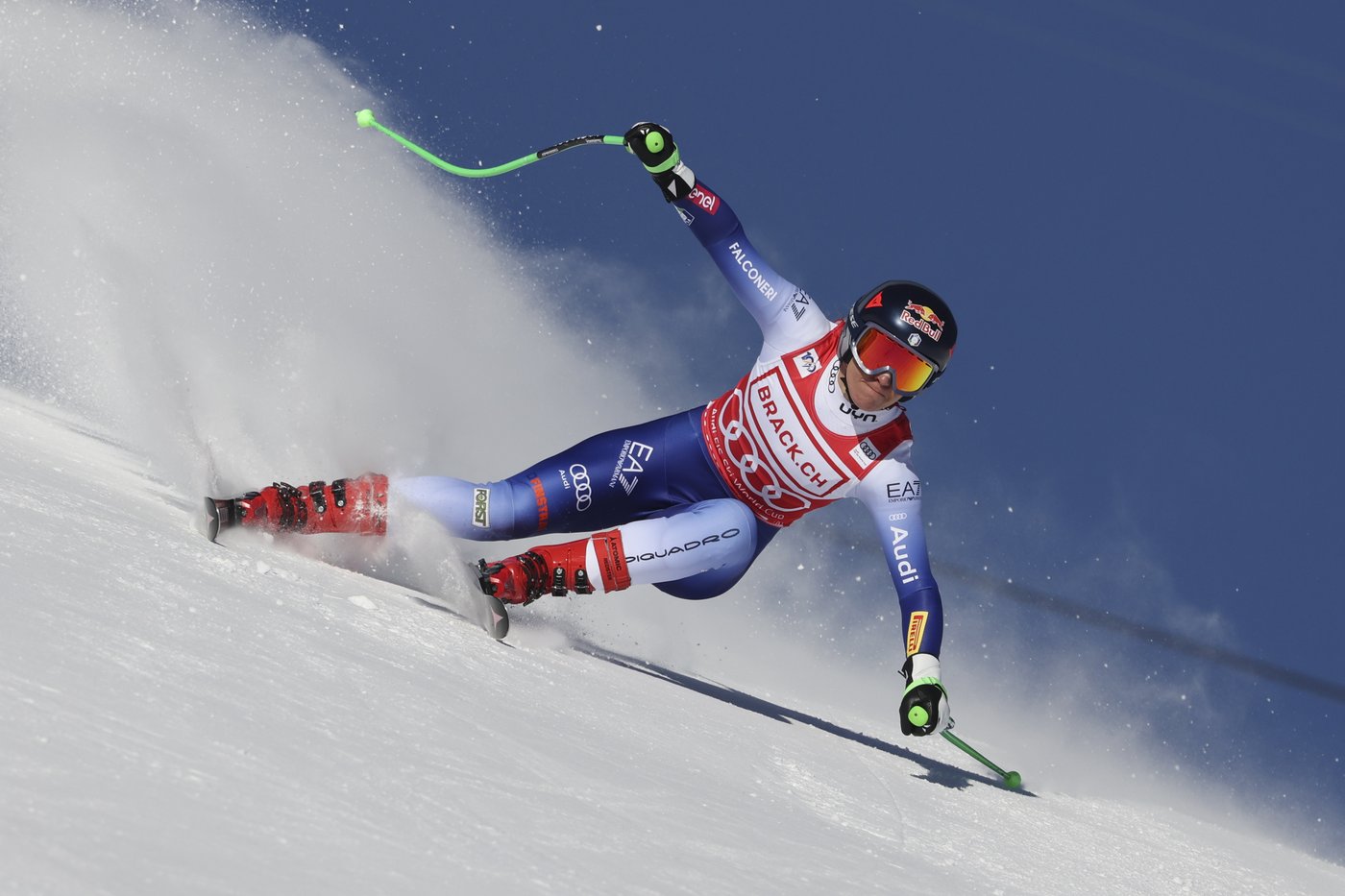 Huetter silences Swiss crowd when she finishes ahead of Gut-Behrami to win super-G in St. Moritz | iNFOnews.ca Huetter silences Swiss crowd when she finishes ahead of Gut-Behrami to win super-G in St. Moritz | iNFOnews.ca