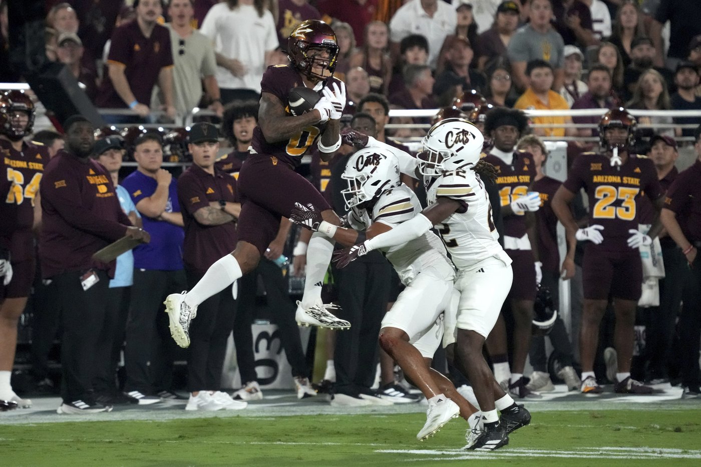 Flying Leavitt and Tyson provide spark in Arizona State's 34-15 win over Texas State | iNFOnews.ca Flying Leavitt and Tyson provide spark in Arizona State's 34-15 win over Texas State | iNFOnews.ca