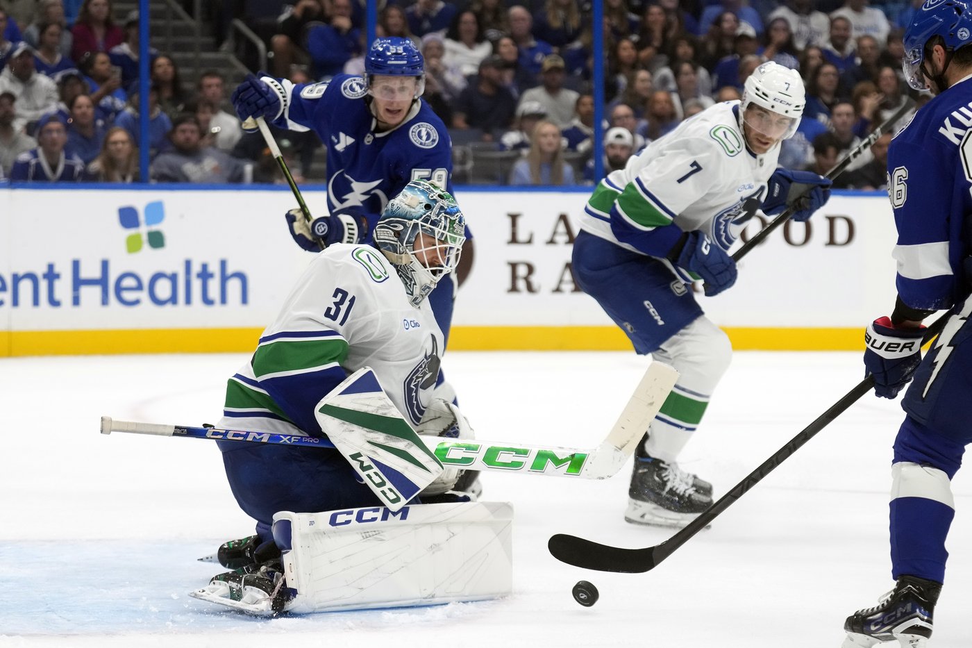 Kucherov gets 4th goal of the season, Lightning beat Canucks 4-1 in Milton-delayed home opener | iNFOnews.ca Kucherov gets 4th goal of the season, Lightning beat Canucks 4-1 in Milton-delayed home opener | iNFOnews.ca