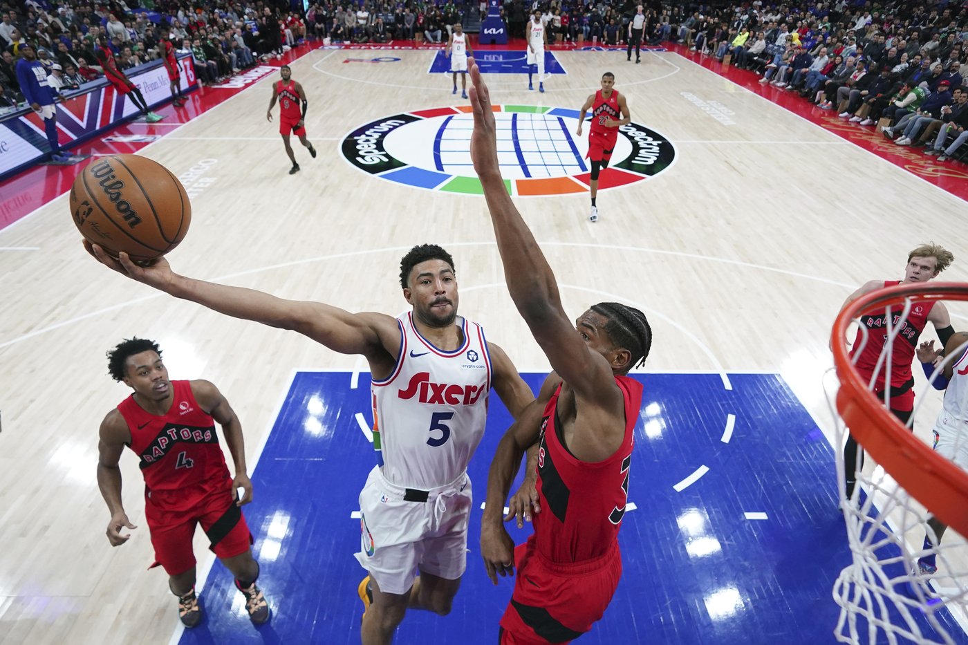Raptors surprise 76ers 106-103 as Philly falls 13 games under .500 | iNFOnews.ca Raptors surprise 76ers 106-103 as Philly falls 13 games under .500 | iNFOnews.ca