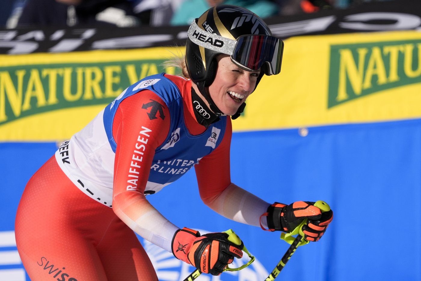 Cornelia Huetter of Austria wins first-ever women's World Cup downhill held on Birds of Prey course | iNFOnews.ca Cornelia Huetter of Austria wins first-ever women's World Cup downhill held on Birds of Prey course | iNFOnews.ca